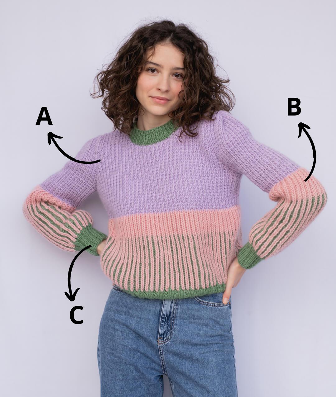 KIT MAGLIA CHARLOTTE SWEATER