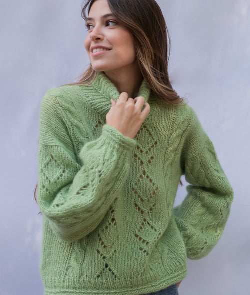 Load image 1 in gallery view. KNITTING KIT CLARA SWEATER