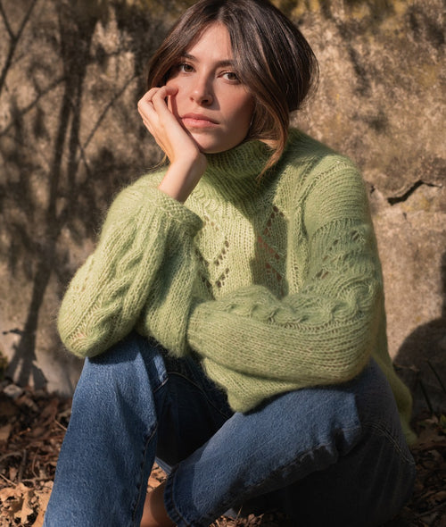 Load image 1 in gallery view. KNITTING KIT CLARA SWEATER