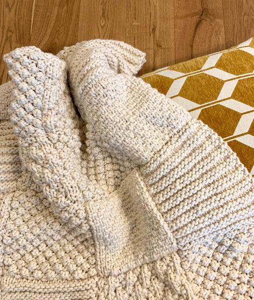 Load image 1 in gallery view. KNITTING KIT DAILY COMFORT BLANKET