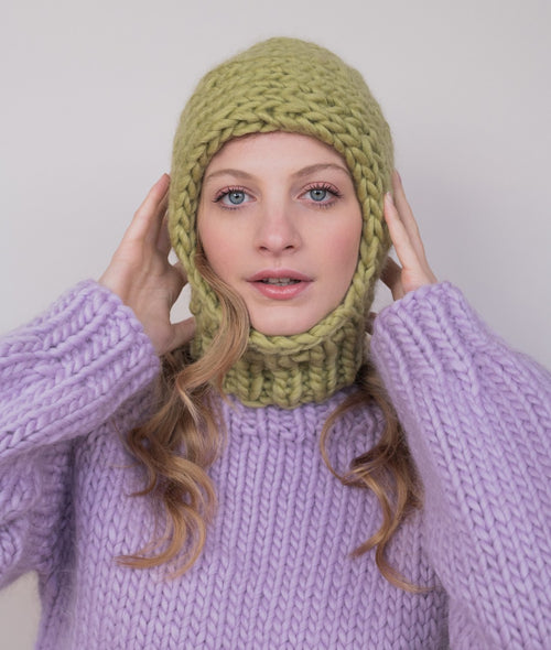 Load image 1 in gallery view. KNITTING KIT DANA BALACLAVA