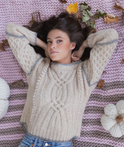 Load image 1 in gallery view. KNITTING KIT FRANCES SWEATER