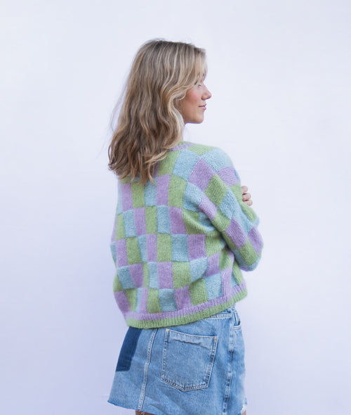 Load image 1 in gallery view. KNITTING KIT FREDDIE CARDIGAN