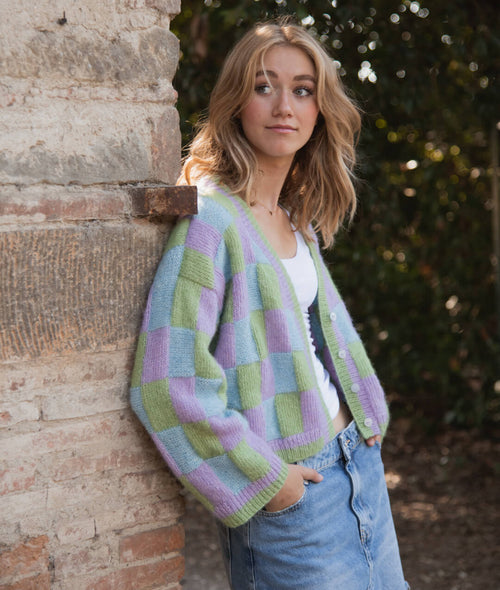Load image 1 in gallery view. KNITTING KIT FREDDIE CARDIGAN