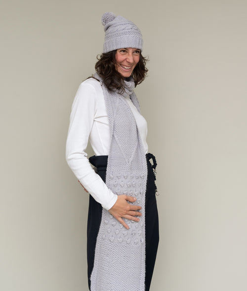 Load image 1 in gallery view. KNITTING KIT LOVE GRAMMAR SCARF