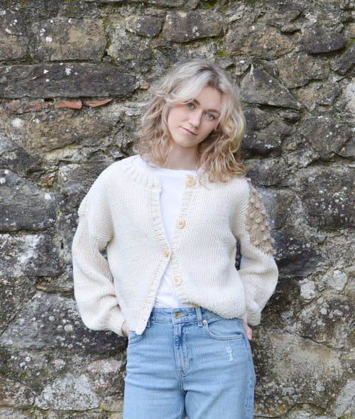 Load image 1 in gallery view. KNITTING KIT MERYL CARDIGAN