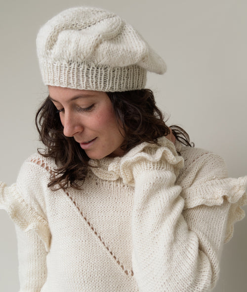 Load image 1 in gallery view. KNITTING KIT PARIS BERET