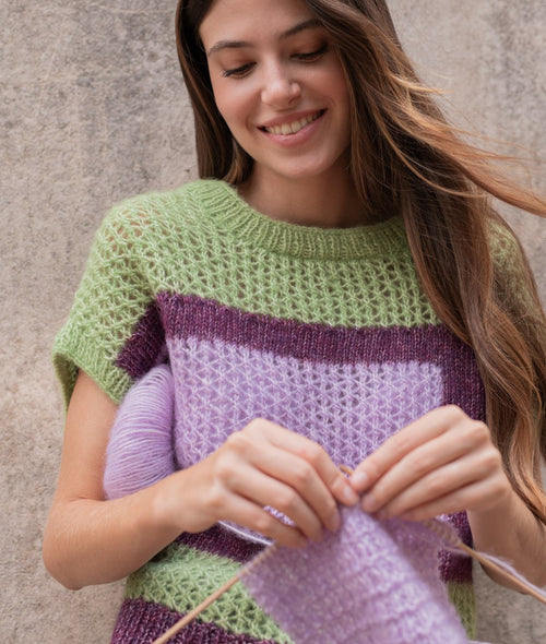 Load image 1 in gallery view. KNITTING KIT SYDNEY TEE