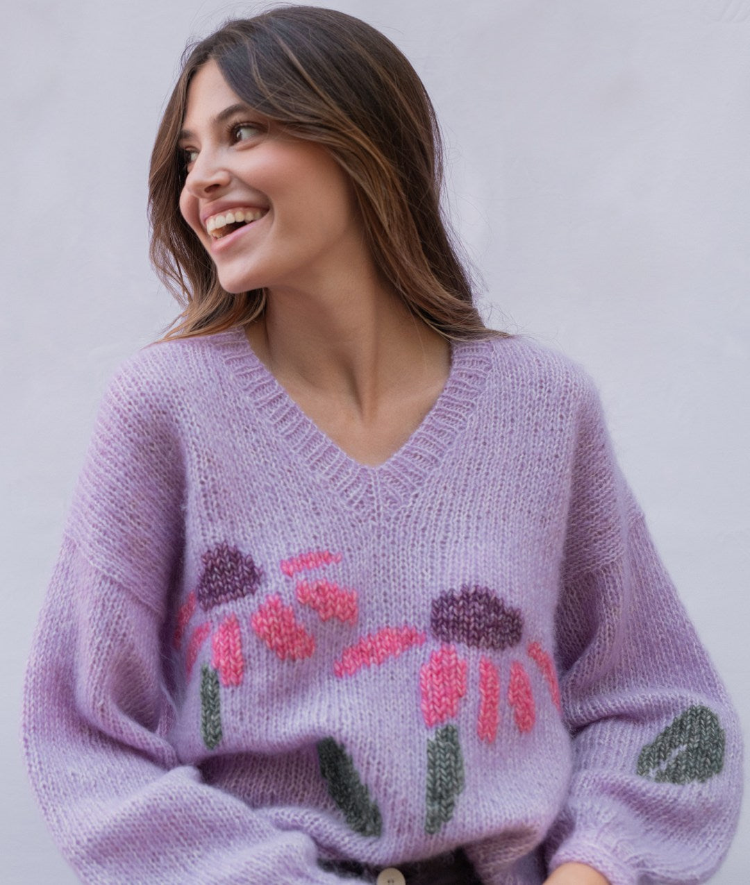 KNITTING KIT VIOLET SWEATER