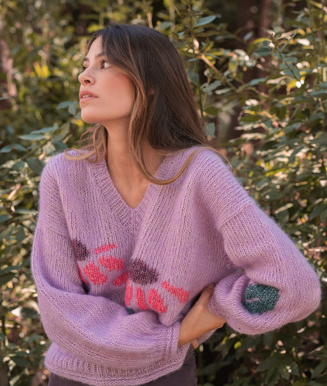 KNITTING KIT VIOLET SWEATER