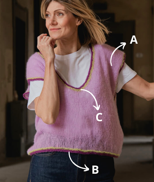 Carica immagine 1 in visualizzazione galleria. KIT MAGLIA SARAH VEST