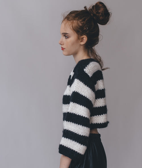 Load image 1 in gallery view. KNITTING KIT STRIPE IS ON